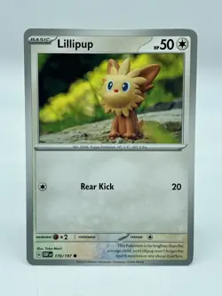 Lillipup 170/197 S&V: Obsidian FlamesNon-Holo Pokemon TCG Mint Unplayed - Image 1
