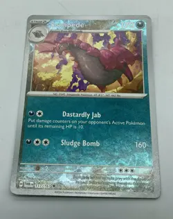 Scolipede 117/167 Twilight Masquerade Pokemon TCG Reverse Holo Mint Unplayed - Image 2