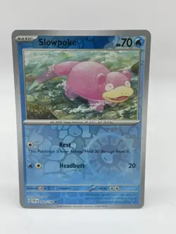 Slowpoke 042/198 Scarlet & Violet Pokemon TCG Reverse Holo Mint Unplayed - Image 1