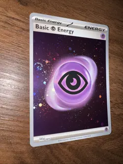 Pokemon Psychic Energy 005 Sve: Scarlet & Violet Cosmos Holo 2 SWIRLS - Image 2