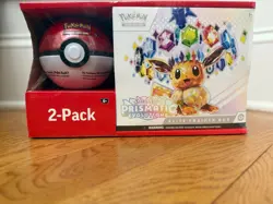 Pokemon TCG Prismatic Evolutions Elite Trainer Box ETB Sam's Club Pokeball New - Image 1