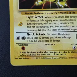 Electabuzz 2 (Pokemon The First Movie) Wotc Black Star Promo - Image 5