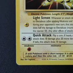 Electabuzz 2 (Pokemon The First Movie) Wotc Black Star Promo - Image 5