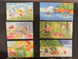 Pokemon TCG Southern Islands Promo Postcard Complete Set Of 6 NM Condition - Image 1