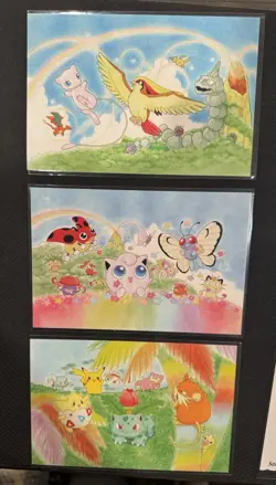 Pokemon TCG Southern Islands Promo Postcard Complete Set Of 6 NM Condition - Image 3