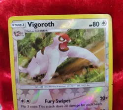Basic 2016 Pokemon- Vigoroth 114/168 HP80 Stage 1 - Image 5