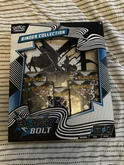 Pokemon TCG Scarlet & Violet Black Bolt Binder Collection SEALED - Image 1