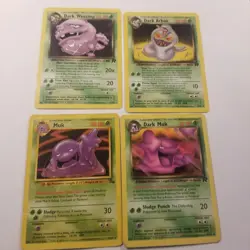 Pokemon Tcg Wotc Dark Weezing Muk Dark Arbok Dark Muk Pokemon Tcg Cards - Image 1