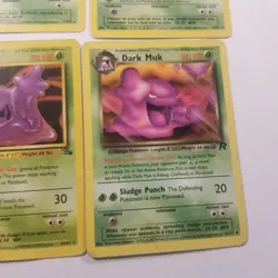 Pokemon Tcg Wotc Dark Weezing Muk Dark Arbok Dark Muk Pokemon Tcg Cards - Image 3