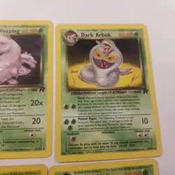 Pokemon Tcg Wotc Dark Weezing Muk Dark Arbok Dark Muk Pokemon Tcg Cards - Image 5