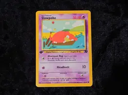 Slowpoke Team Rocket Set 1st Edition Pokemon TCG Lightly Played - Image 1