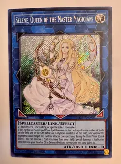 Yugioh! Selene, Queen of the Master Magicians BLCR-EN092 Secret Rare 1st Edition - Image 1