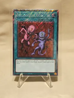 YuGiOh!-Trading Cards-1st Edition-DELINQUENT DUO-RA04-EN114-STARLIGHT RARE - Image 1