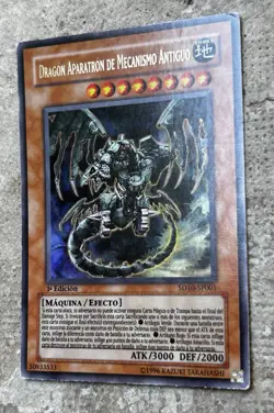 YUGIOH CARD - Ancient Gear Gadjiltron Dragon - SD10 SP001 - Spanish - Image 2