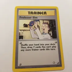 Professor Elm 96/111 Neo Genesis Regular Pokemon Tcg Card - Image 1