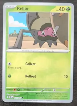 Rellor 024/182 Reverse Holo Destined Rivals Pokemon TCG Common Card - Image 3