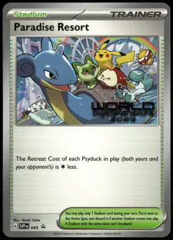 Paradise Resort - 2023 World Championships ENGLISH Promo SVP 045 NM Pokemon Card - Image 1
