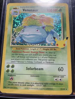 Pokemon TCG Venusaur Holo Card 15/102 Classic Celebrations 25th Anniversary - Image 2