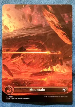 MTG Edge Of Eternities Mountain 265 Single Land Card Regular Two Available NM/M - Image 1