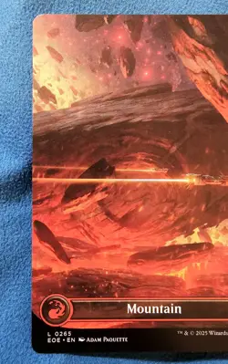 MTG Edge Of Eternities Mountain 265 Single Land Card Regular Two Available NM/M - Image 4