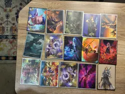 LOT of 15 MTG Final Fantasy Art Series GOLD STAMP Card Nibelheim Y'shtola Squall - Image 1
