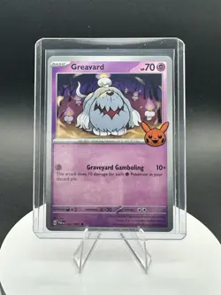 Pokemon Trick Or Trade 2024 Greavard Common Card 042/091 NM - Image 1