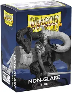 Dragon Shield Standard Size Card Matte Sleeves 100 CT - Non Glare Blue - Smooth - Image 1