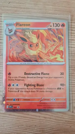 Flareon SVP167 - Scarlet & Violet - Black StarPromo Card Holo - 167 - Image 1