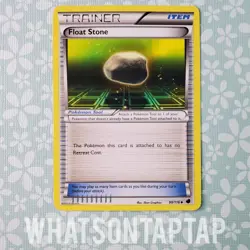 Pokemon Card Float Stone 99/116 Uncommon Black White Plasma Freeze Singles LP - Image 1