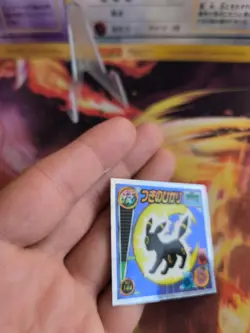Pokemon Karte Card Holo Sticker Nachtara Umbreon Vintage Rare japanese Exc 2005 - Image 3