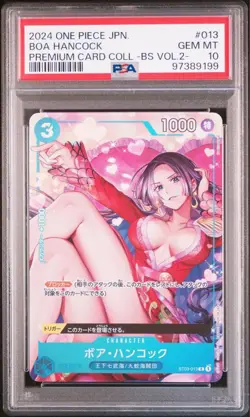 PSA10 Boa Hancock Premium Card Collection One Piece Card Japanese - Image 1