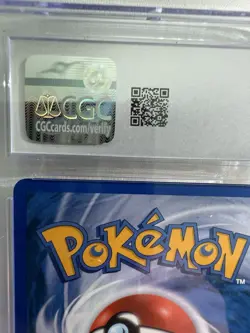 CGC Gem Mint 10 - 2004 EX Team Aqua vs Team Magma's Houndour 63/95 Pokemon Card - Image 5