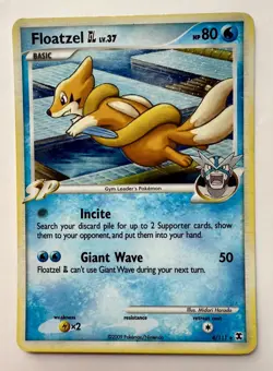 Floatzel GL 4/111 Holo Rare Rising Rivals Pokemon Card - Image 1