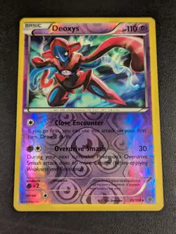 Deoxys 33/108 - LP - Reverse Holo Rare - XY Roaring Skies - Pokemon TCG Card - Image 1