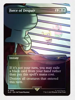 Force of Despair (Rainbow Foil) Spongebob Free Shipping - Image 1