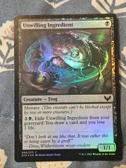 Unwilling Ingredient FOIL Strixhaven School of Mages MTG Magic Cards - Image 3