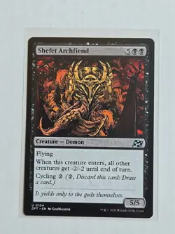 Shefet Archfiend - Aetherdrift - NM - MTG Magic - Uncommon - Creature - Image 1
