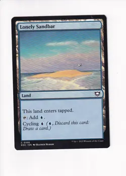MAGIC THE GATHERING MTG COMMANDER: EDGE OF ETERNITIES LONELY SANDBAR - Image 1