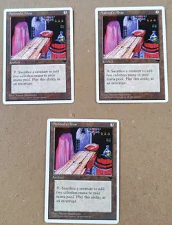 Magic The Gathering. Chronicles. 1995. Lot Of 3 Of ASHNOD'S ALTAR!! NM-VG. MTG - Image 1
