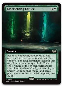 Disorienting Choice (Extended Art) #60 (NM) Duskmourn DSC Magic MTG - Image 1
