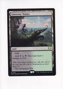 MAGIC THE GATHERING MTG COMMANDER: EDGE OF ETERNITIES LLANOWAR WASTES - Image 1