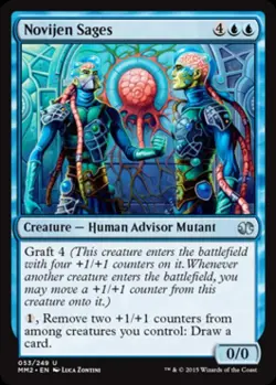 Novijen Sages - Medium Play MTG Modern Masters 2015 - Image 1