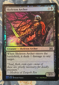 Skeleton Archer FOIL Double Masters 2022 MTG Magic - Image 2