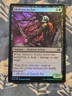 Skeleton Archer FOIL Double Masters 2022 MTG Magic - Image 3