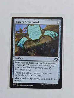 Racers' Scoreboard - Aetherdrift - NM - MTG Magic - Uncommon - Artifact - Image 1