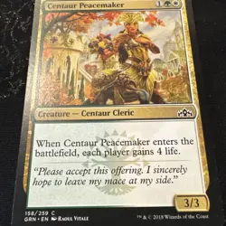 Centaur Peacemaker - Guilds of Ravnica - Magic the Gathering MTG Nice! - Image 1