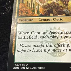 Centaur Peacemaker - Guilds of Ravnica - Magic the Gathering MTG Nice! - Image 2