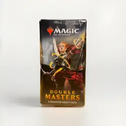 Magic the Gathering Mtg Double Masters 2020 3-Pack Draft Booster Factory Sealed - Image 1