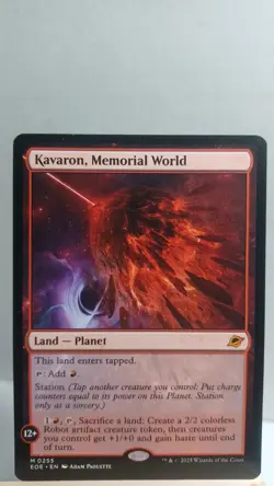 Kavaron, Memorial World Non-Foil Mythic [NM] - MTG EOE - Image 1