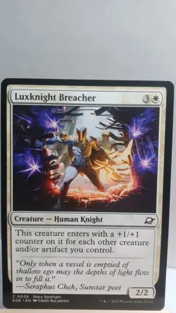 Luxknight Breacher Non-Foil Common [NM] - MTG EOE - Image 1